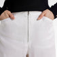 Kelly Barrel Pants - White