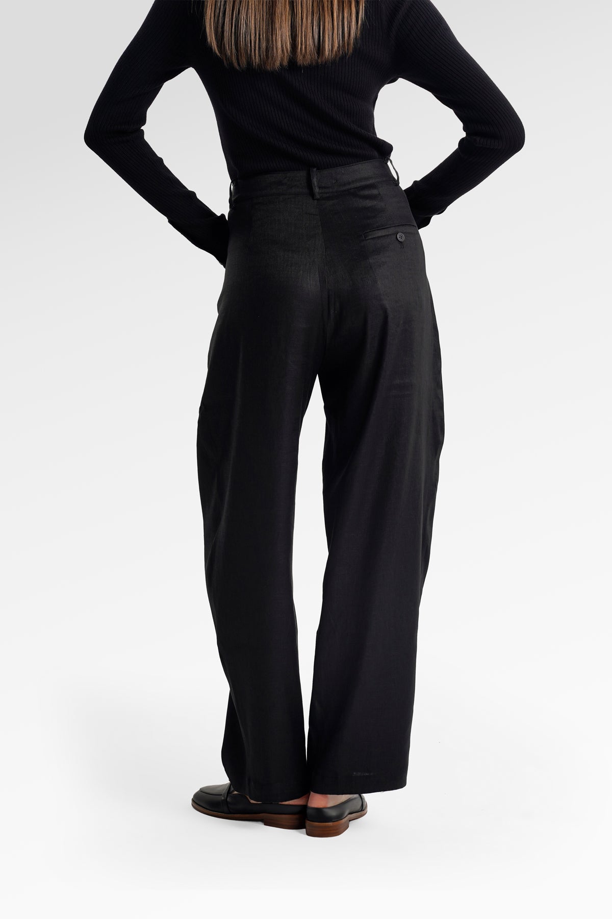 Kelly Barrel Pants - Black