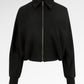 Kiana Zip Up Jacket - Black