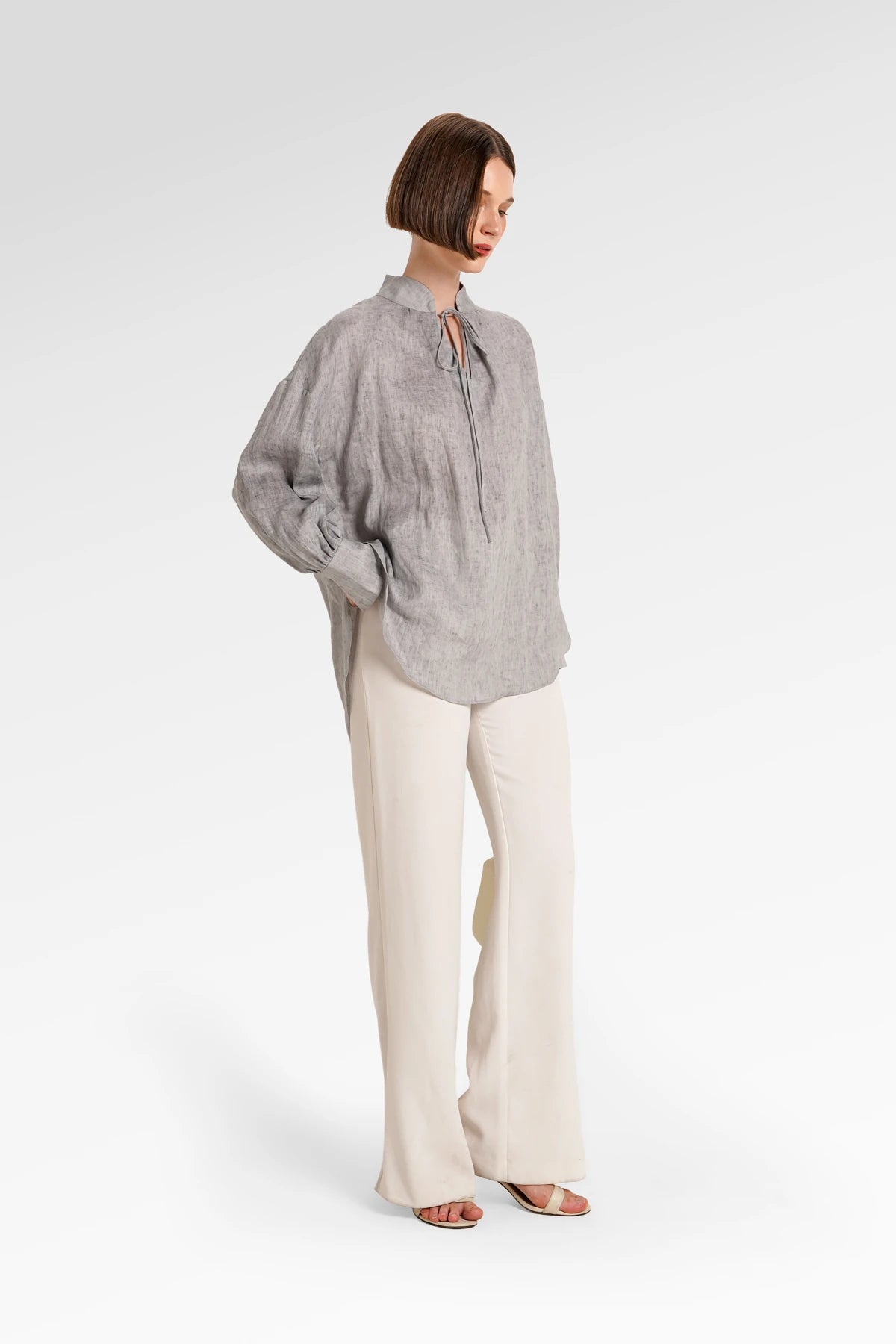 Kyla Blouse - Gray
