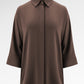 Kyla Oversize Shirt - Dark Taupe