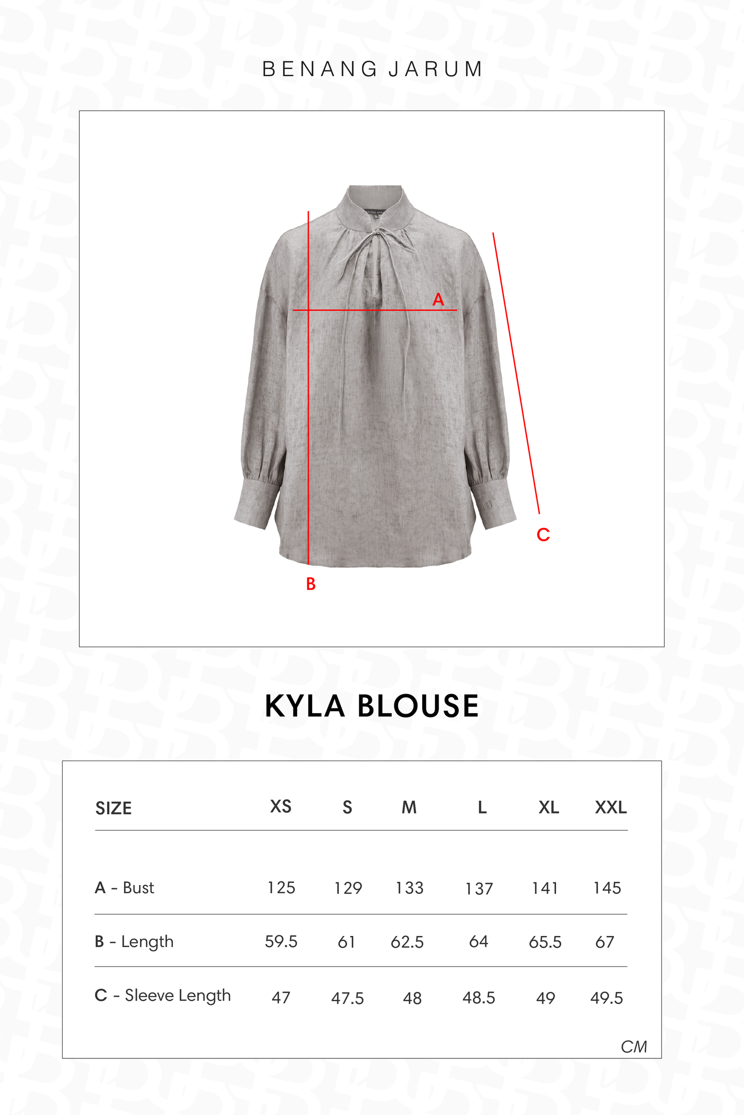 Kyla Blouse - Gray