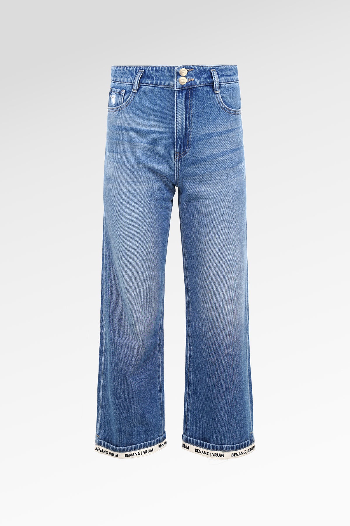 Kyra Denim Pants - Light Blue