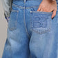 Kyra Denim Pants - Light Blue