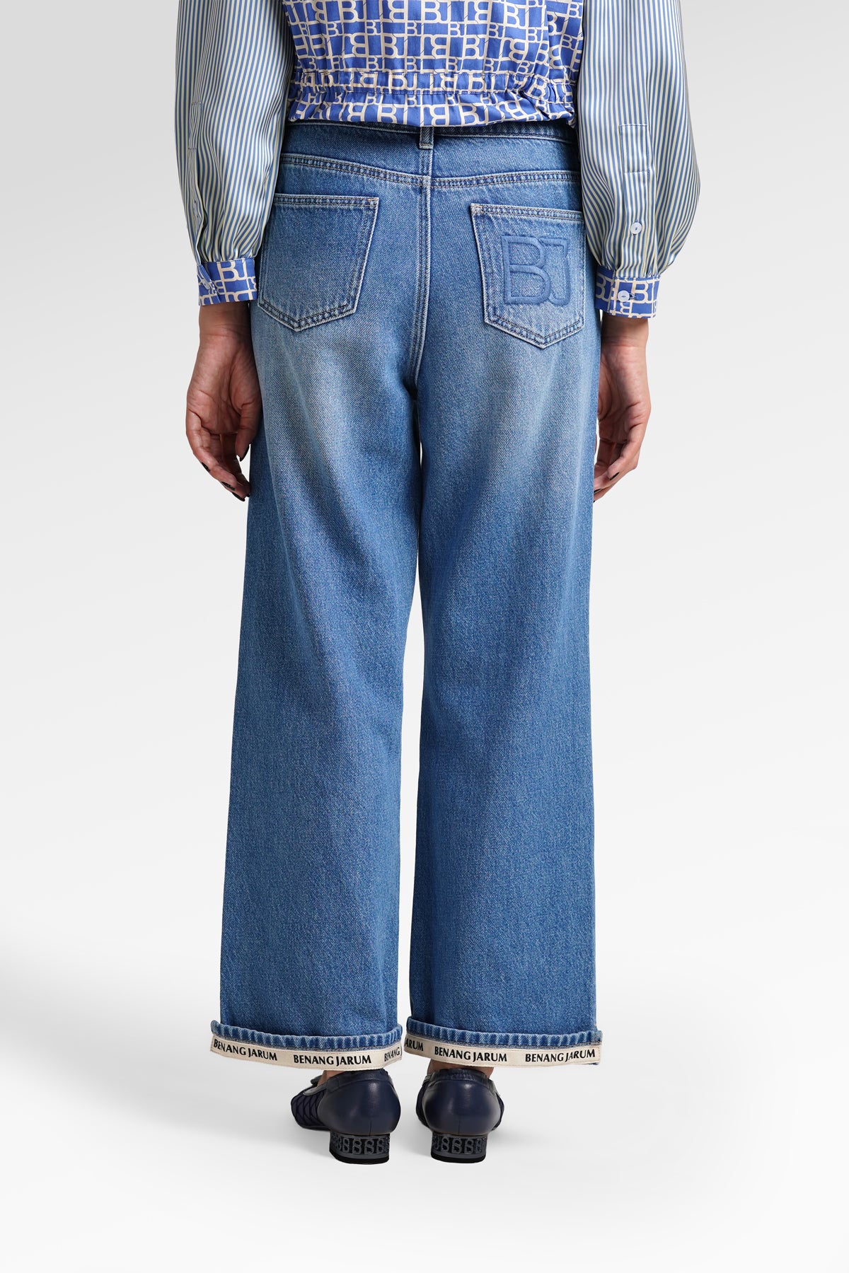 Kyra Denim Pants - Light Blue