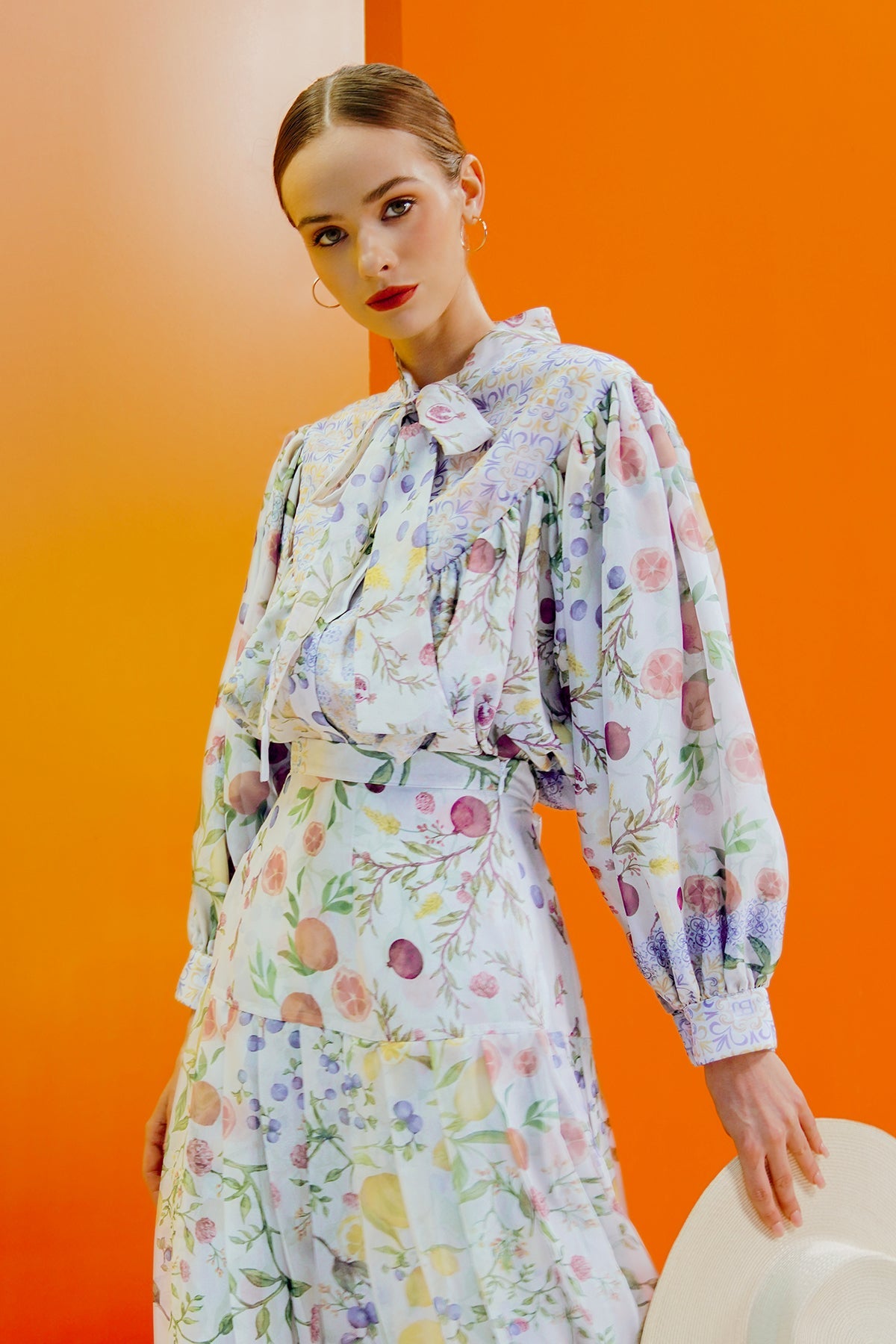 La Bella Estate Gathered Shirt - Khaki