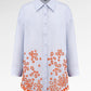 Lauren Embroidery Shirt - Blue