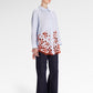 Lauren Embroidery Shirt - Blue