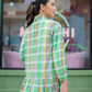 Bright Green Willow Midi Dress