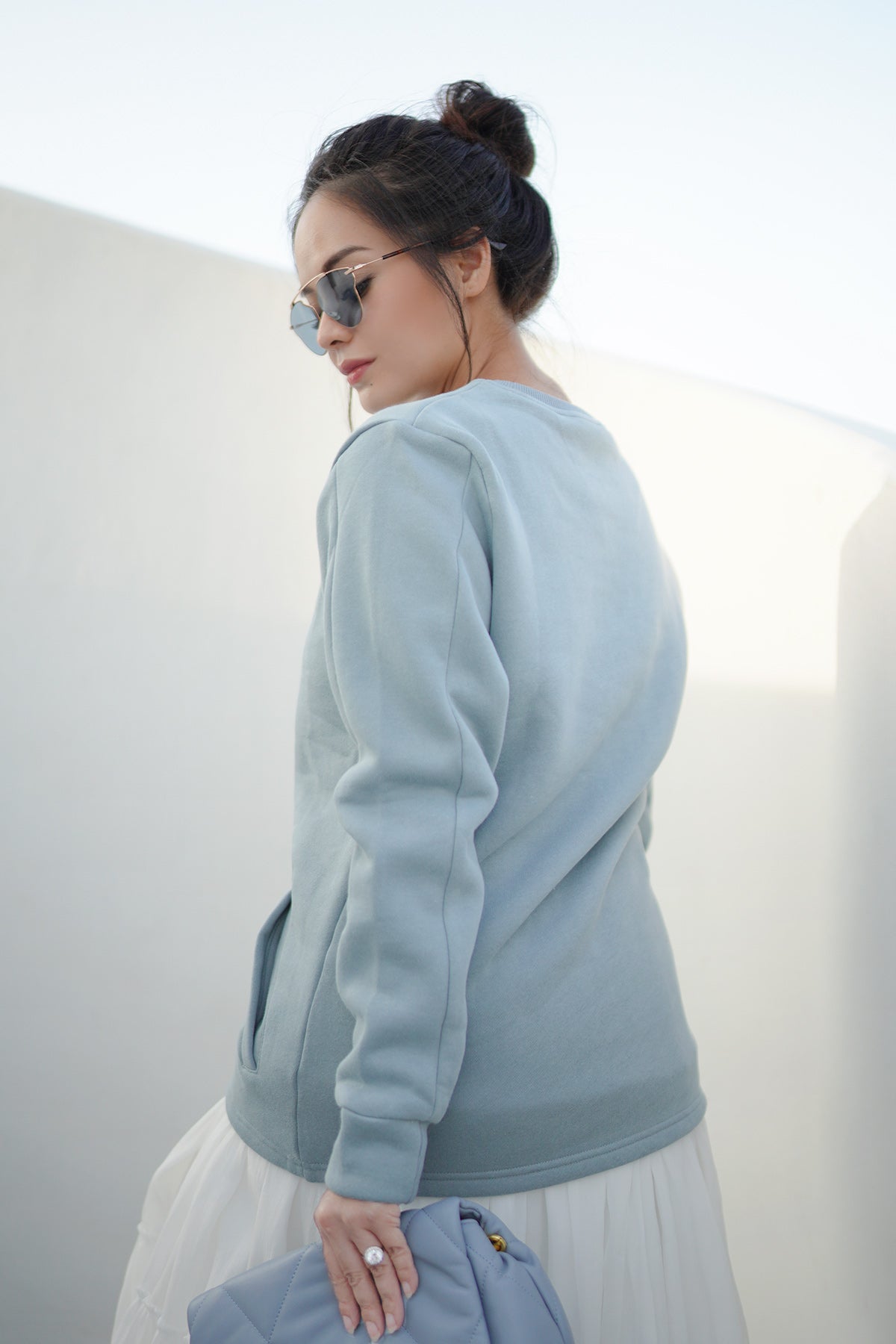 Blue Audrey Sweatshirt