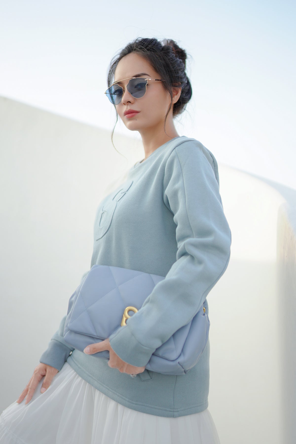 Blue Audrey Sweatshirt