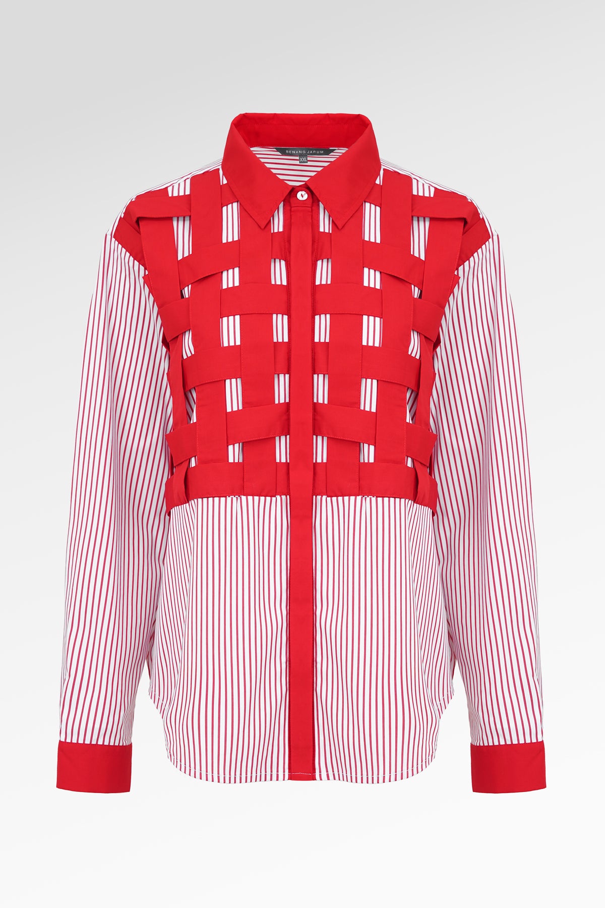 Lexie Stripe Shirt - Red