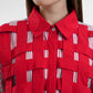 Lexie Stripe Shirt - Red