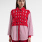 Lexie Stripe Shirt - Red