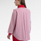 Lexie Stripe Shirt - Red
