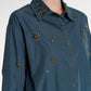 Lillian Embellishment Shirt - Deep Teal