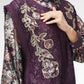 Liora Embroidery Set Vest - Purple