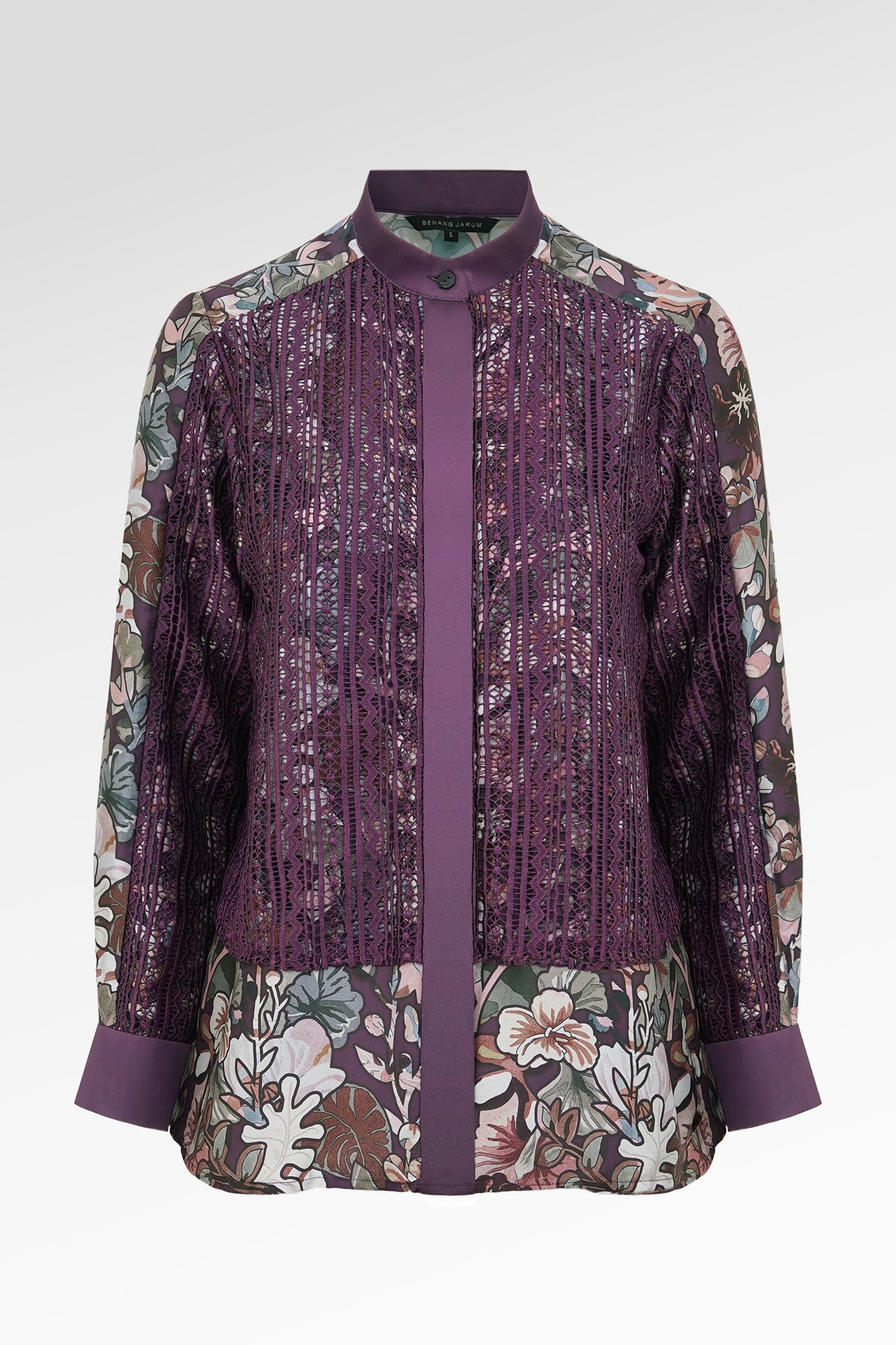Liora Lace Shirt - Purple