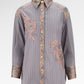 Lorine Embroidery Shirt - Moonlite Rose