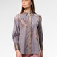 Lorine Embroidery Shirt - Moonlite Rose