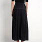 Louise Pleated Skirt - Black