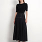 Louise Pleated Skirt - Black