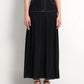 Louise Pleated Skirt - Black