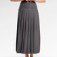 Louise Pleated Skirt - Gray