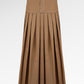 Louise Pleated Skirt - Khaki