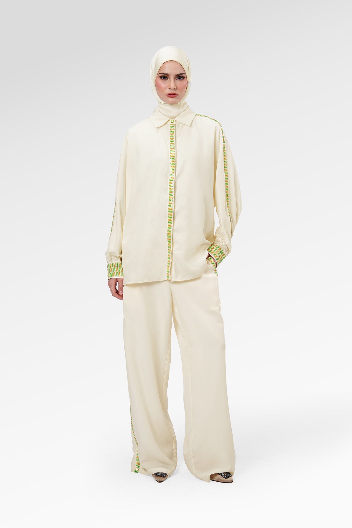 Luana Embellishment Set - White