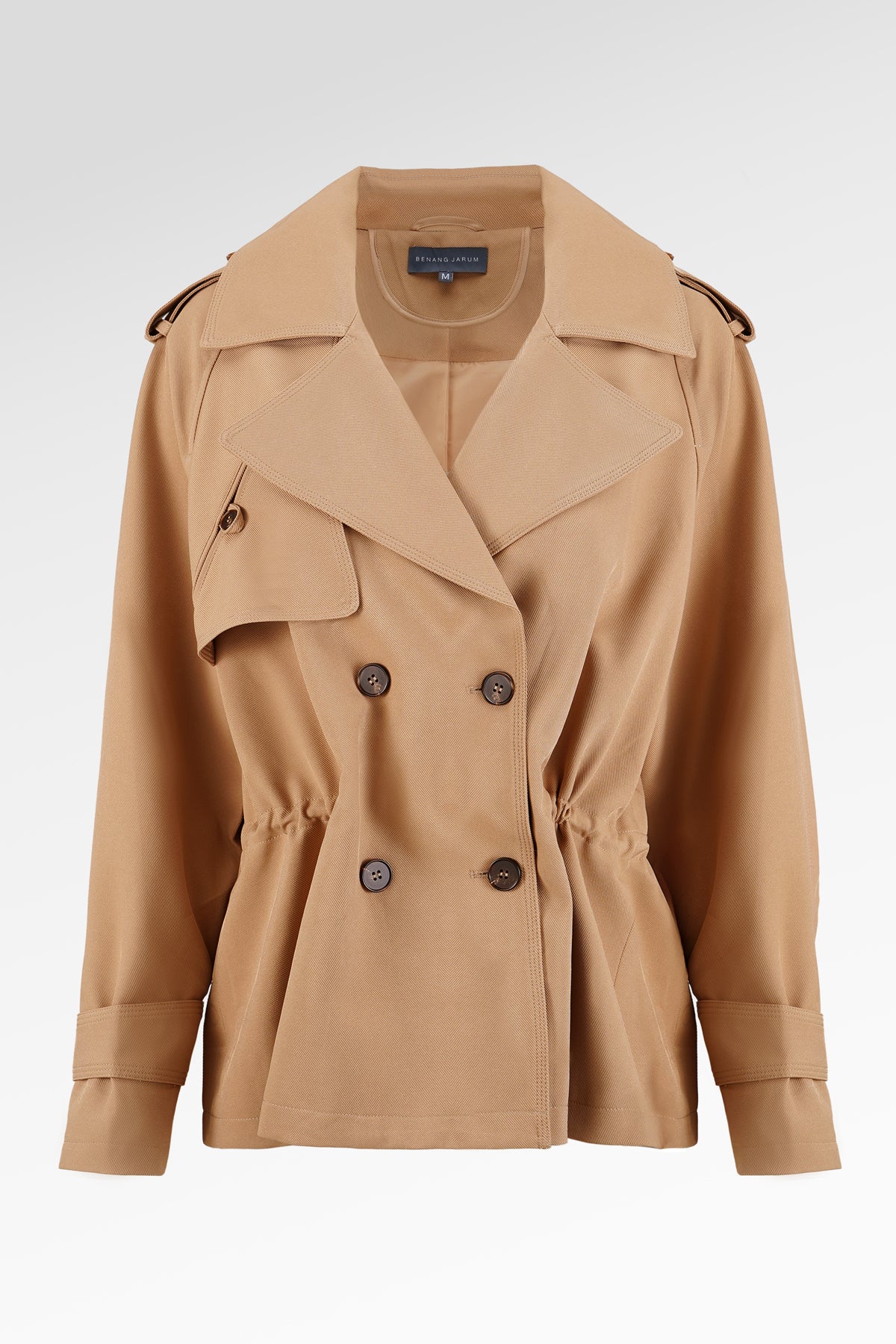 Lucy Cropped Trench - Khaki