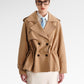 Lucy Cropped Trench - Khaki
