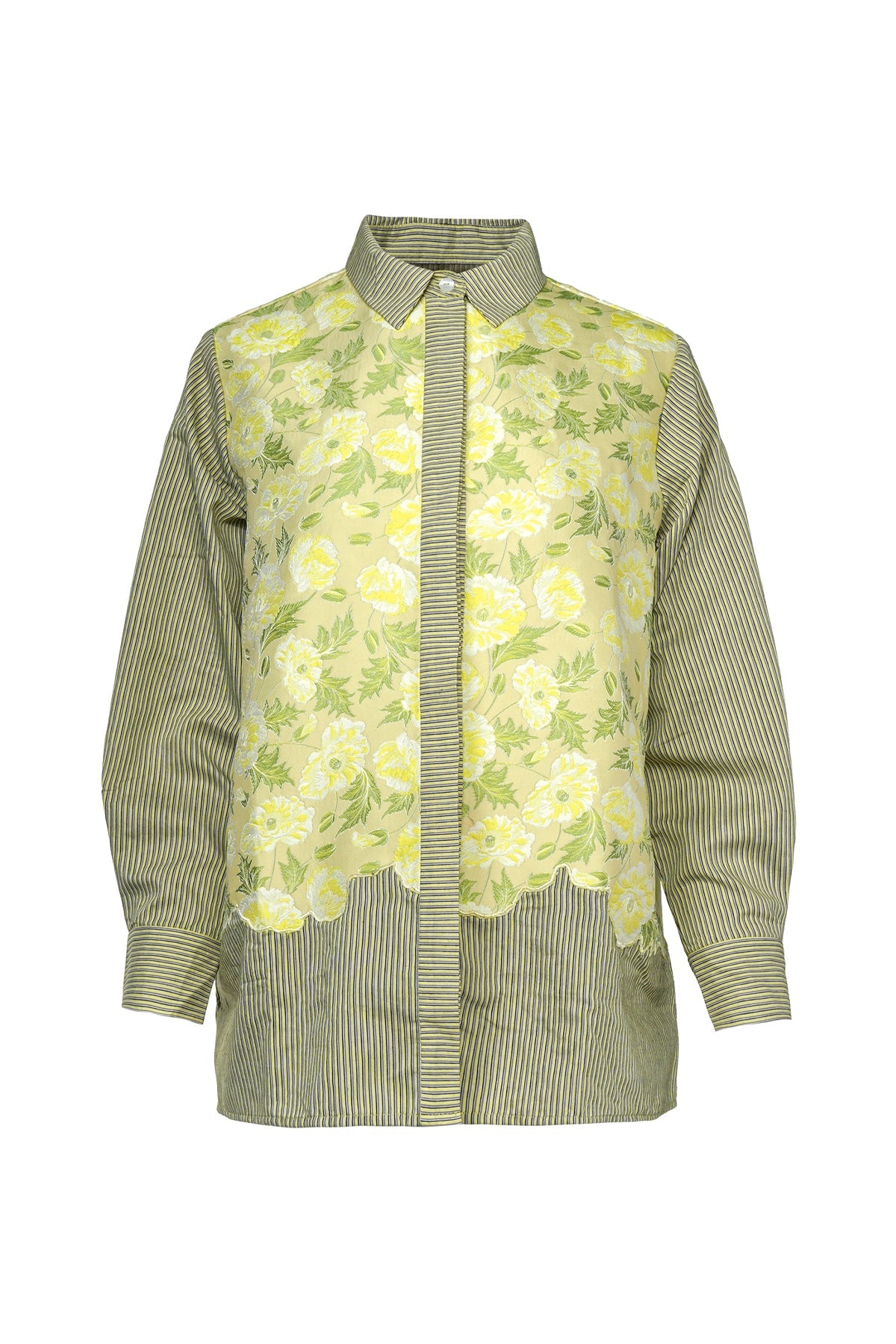 Luisha Jacquard Shirt - Yellow