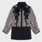 Luzella Embroidery Shirt - Coffee Latte