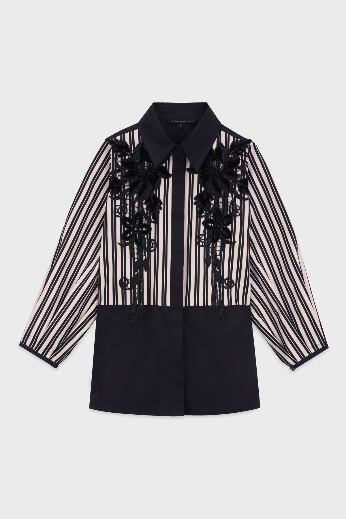Luzella Embroidery Shirt - Coffee Latte