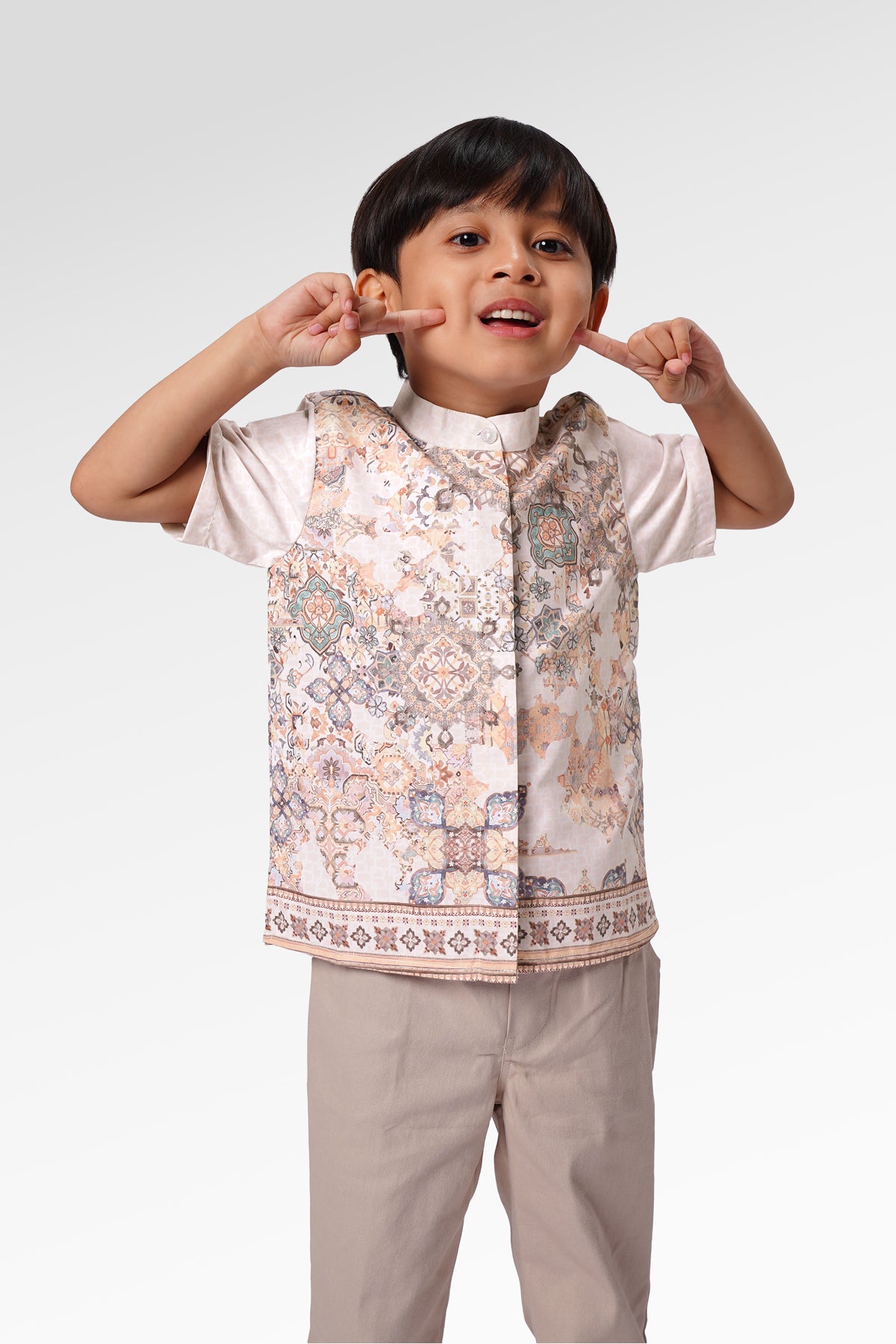 Marchesa Kids Men Shirt - Amber