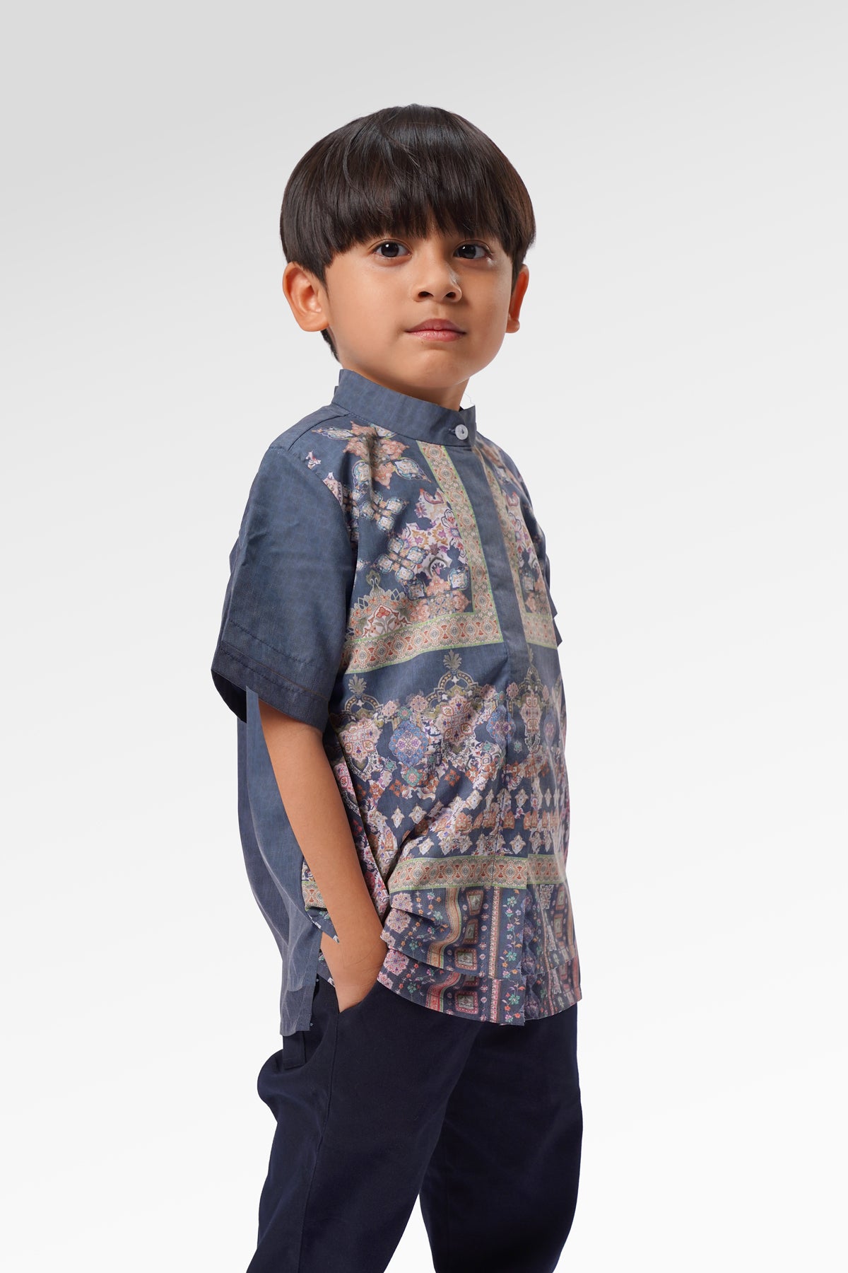 Marchesa Kids Men Shirt - Majorelle