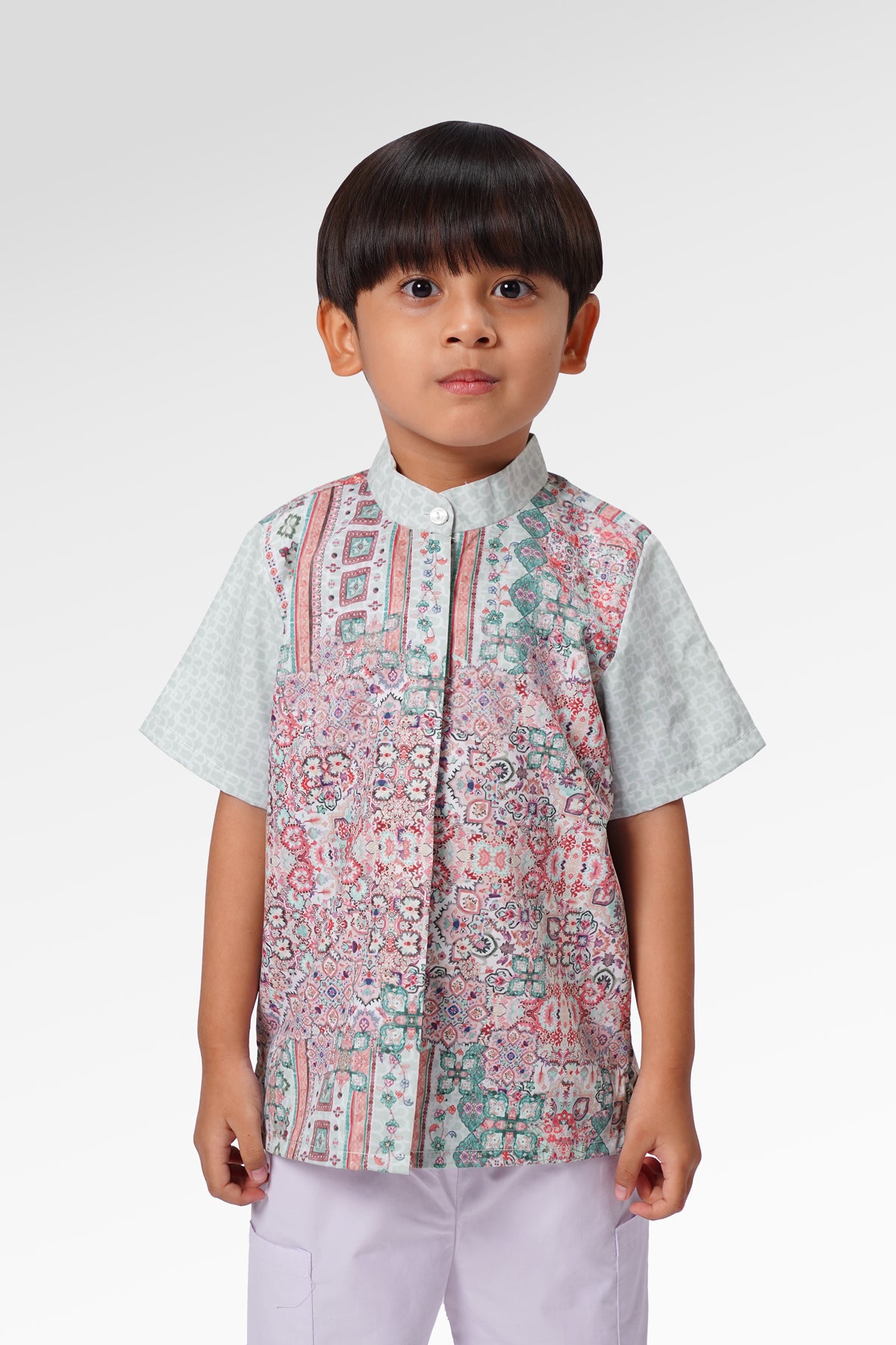 Marchesa Kids Men Shirt - Zellige