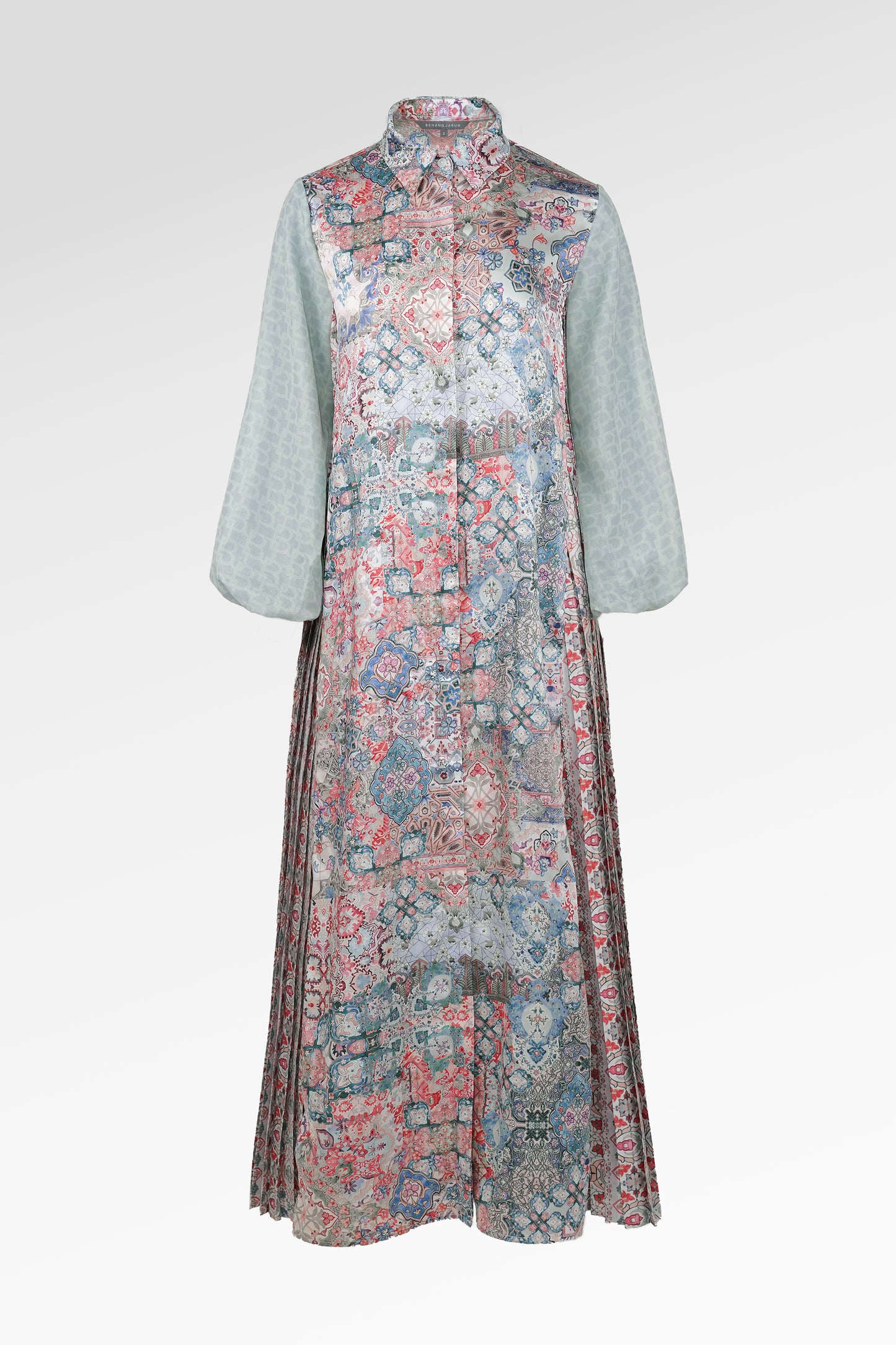 Marchesa Pleated Dress - Zellige