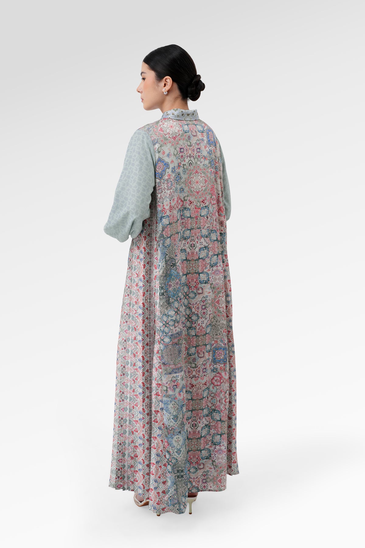 Marchesa Pleated Dress - Zellige