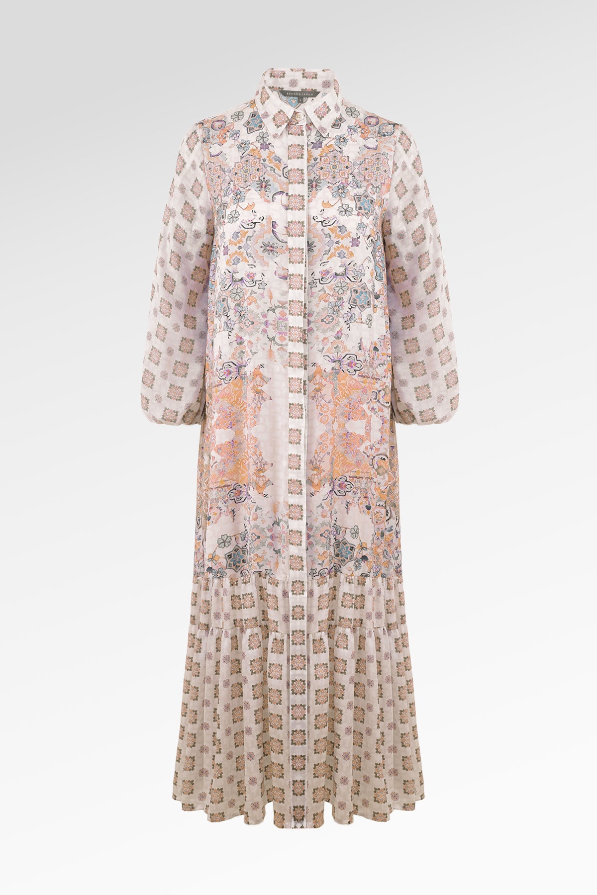 Marchesa Tiered Dress - Amber