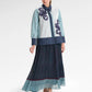 Metanoia Embroidery Lace Shirt - Blue Morpho