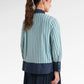 Metanoia Embroidery Lace Shirt - Blue Morpho
