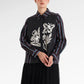 Metanoia Embroidery Shirt - Black
