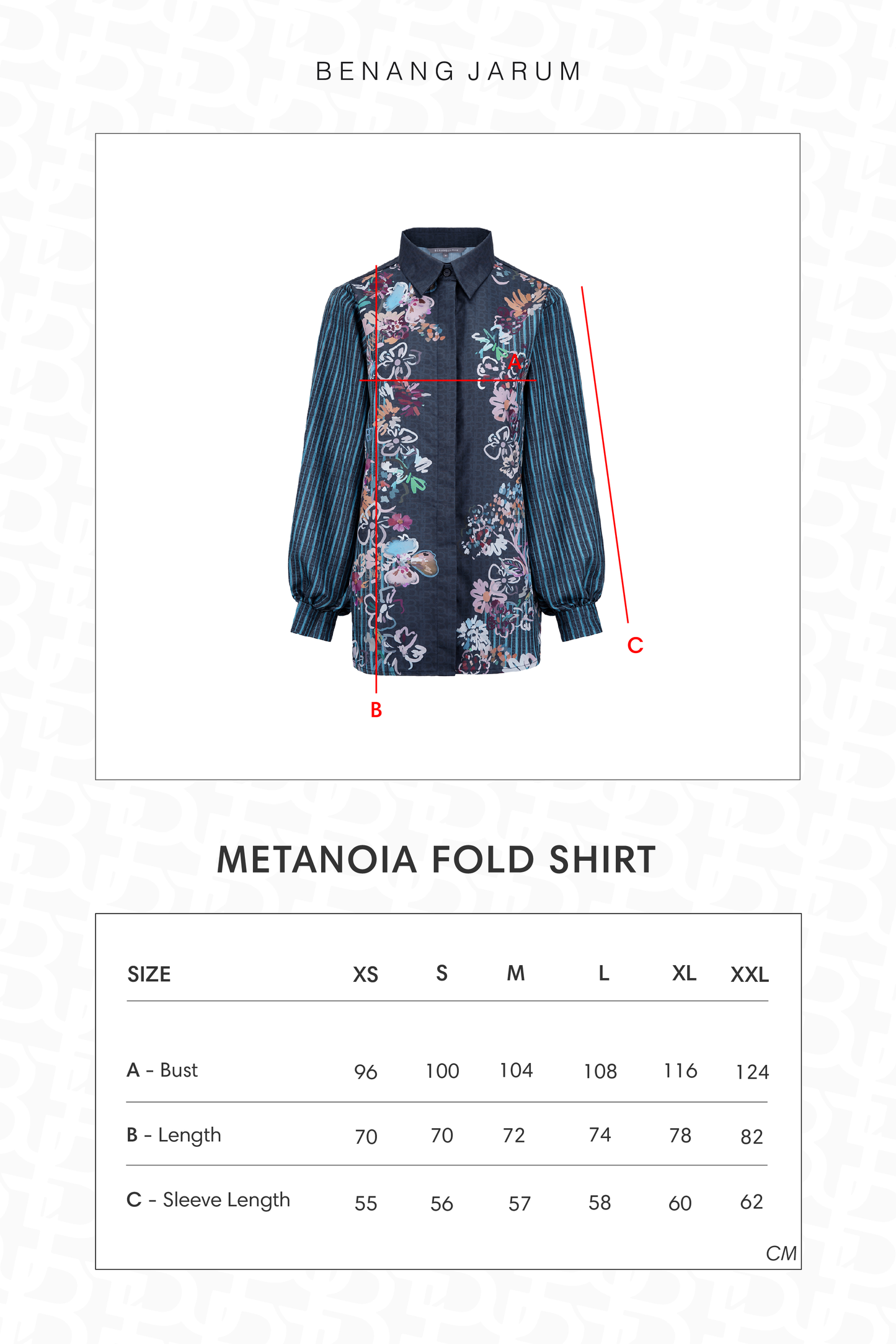 Metanoia Fold Shirt - Blue Morpho