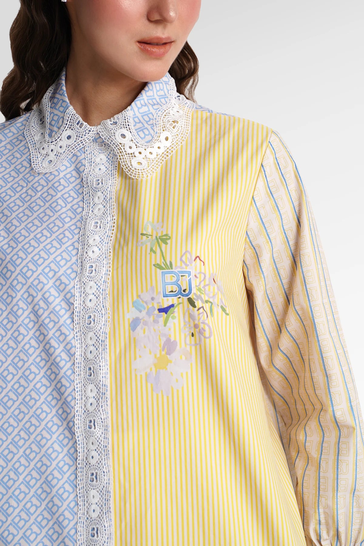 Metanoia Lace Shirt - Monarch