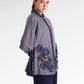 Metanoia Pleated Godet Shirt - Blue Morpho