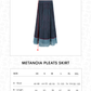 Metanoia Pleats Skirt - Blue Morpho