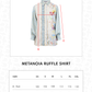 Metanoia Ruffle Shirt - Monarch