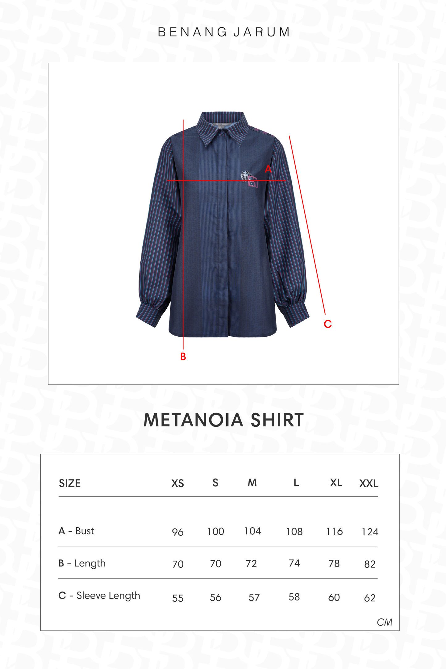 Metanoia Shirt - Blue Morpho
